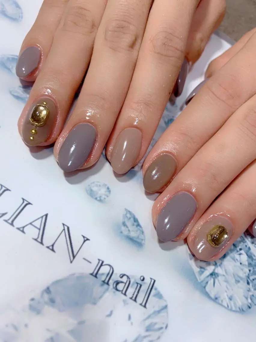 ネイル ワンカラーネイル LIAN- nailのネイルデザイン