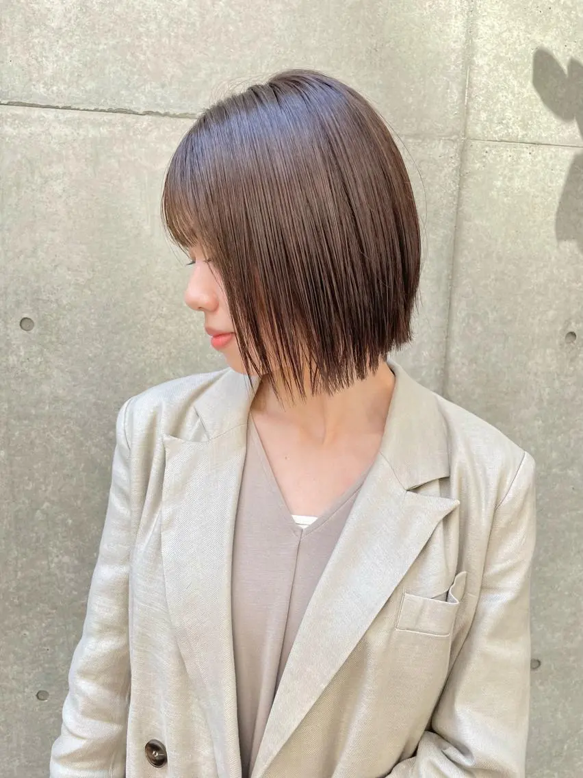 ショート カラー カット トリートメント ツヤ美髪💐 髪質改善/高山愛来のヘアスタイル