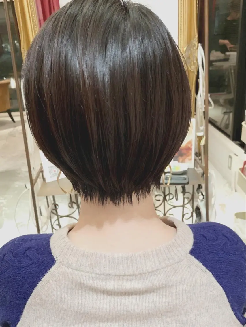 ショート カラー 大人女性ショート専門 tomodaのヘアスタイル