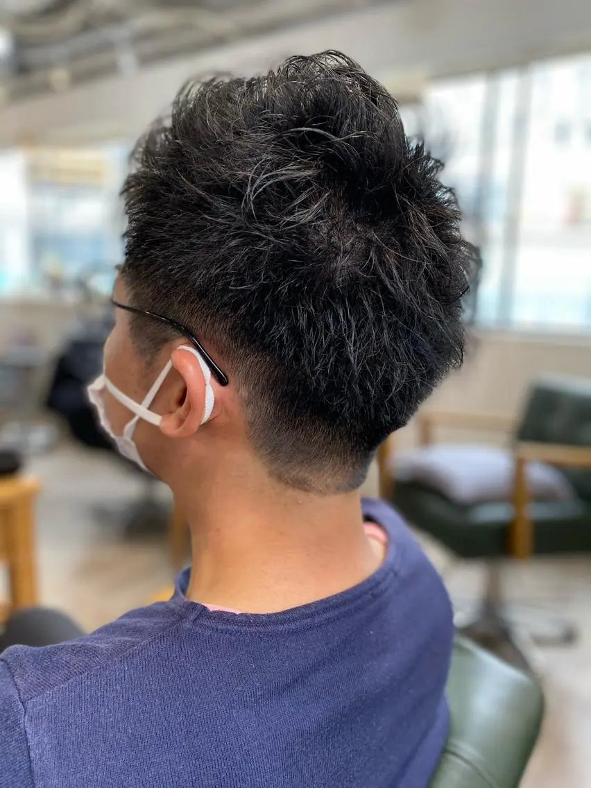 メンズ a-o岡野 こやま しんぺいのヘアスタイル