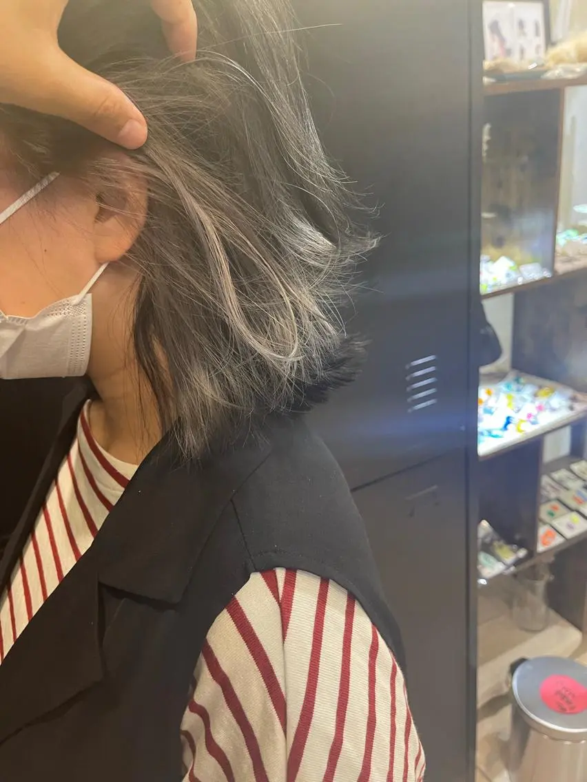 ミディアム カラー インナーカラー ヘアカラー olino 【オリノ】西田辺のヘアスタイル