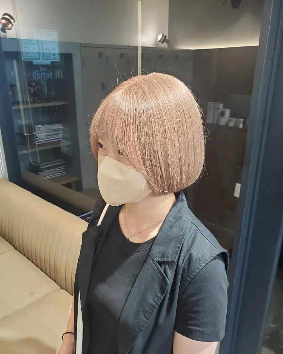 ミディアム カット ヘアカラー トリートメント ✨本日空きあります✨ 遠田コウヘイ🌟のヘアスタイル