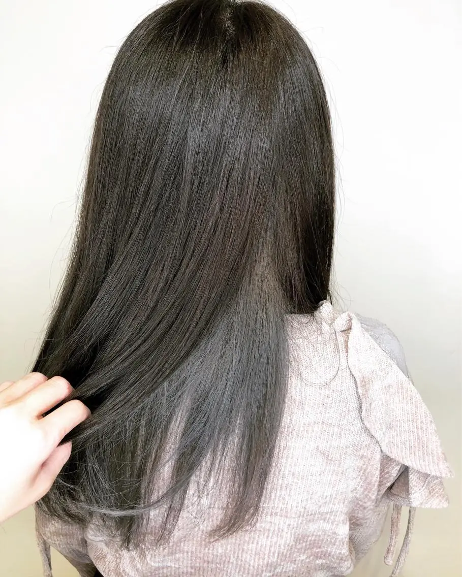 セミロング カラー メンズヘア特化 崎田 成人のヘアスタイル