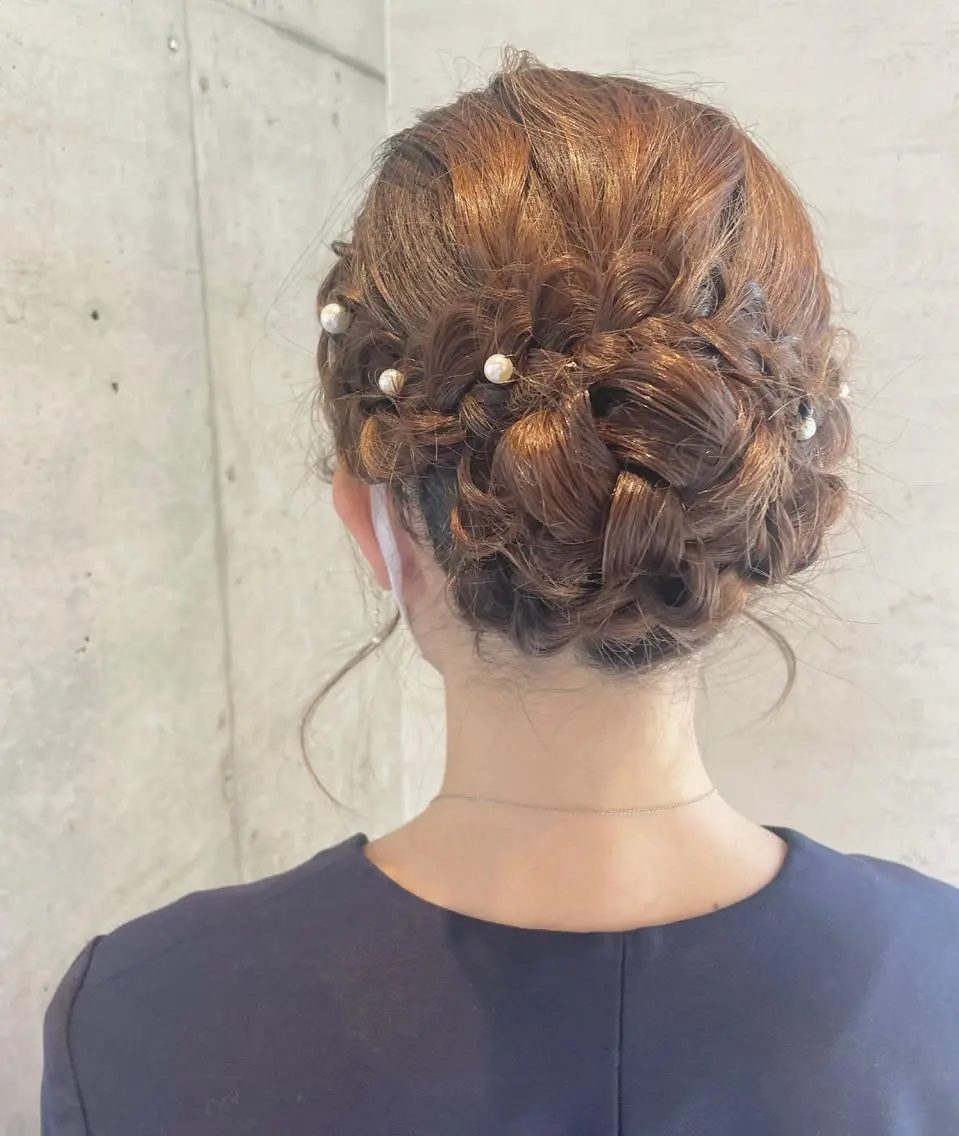 ヘアアレンジ ヘアセット 美髪× ヘアセット✨Araiのヘアスタイル