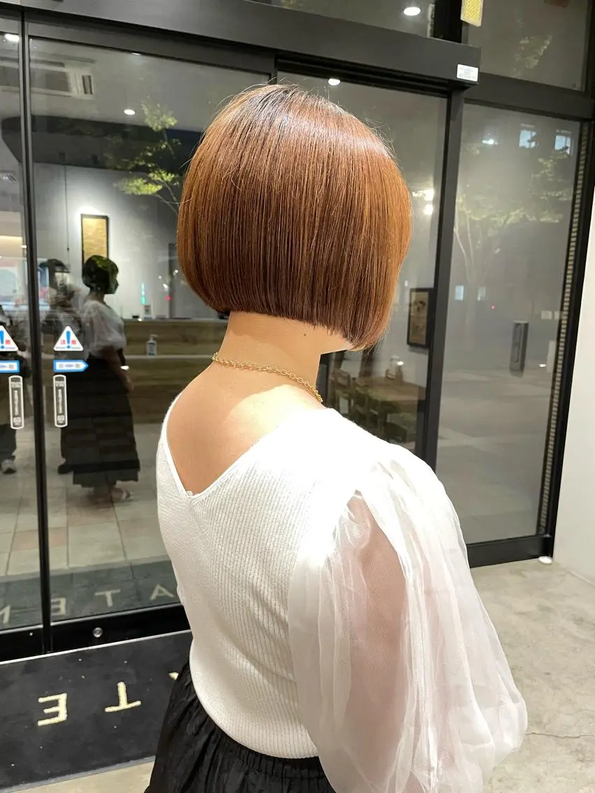 ショート ボブ 似合わせカット SITY.レイヤー ボブ/透明感カラーのヘアスタイル