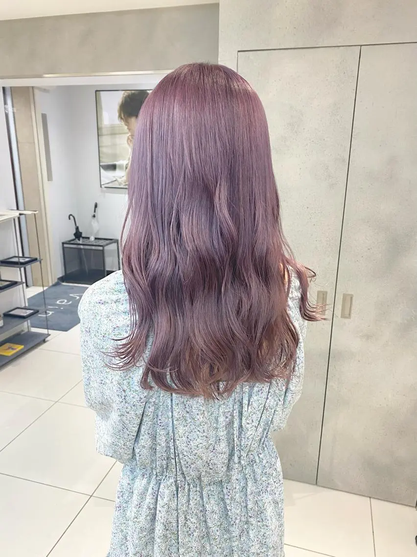 ロング カット ヘアカラー トリートメント 顔周りの垢抜けヘア 立山あいりのヘアスタイル