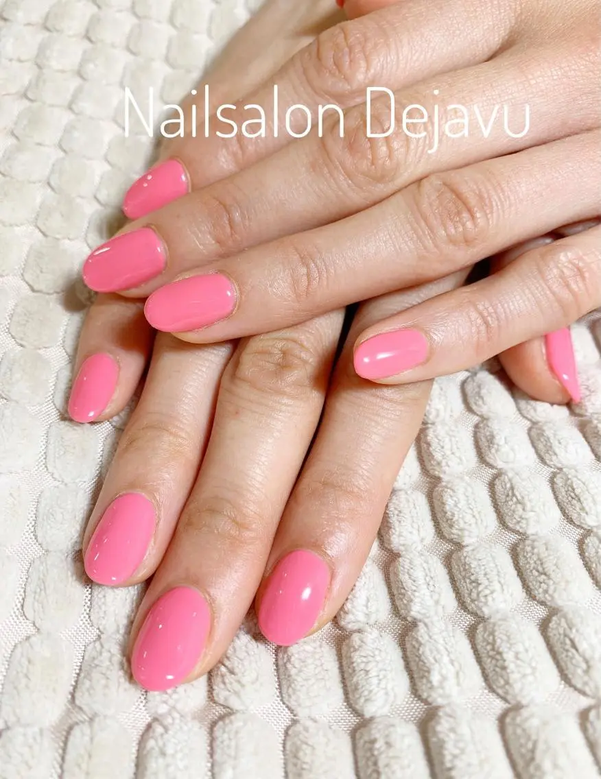 ネイル アートネイル ワンカラーネイル ハンドネイル Nail salon Dejavu 🌿のネイルデザイン
