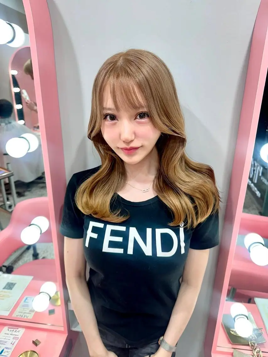 ロング カラー アッシュ ベージュカラー ブリーチ ブラウンカラー 透明感カラー ヘアカラー 透明感/渋谷 KEITOのヘアスタイル