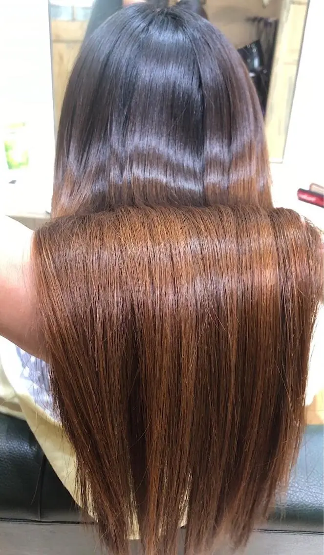 ロング 髪質改善 坂 直樹のヘアスタイル