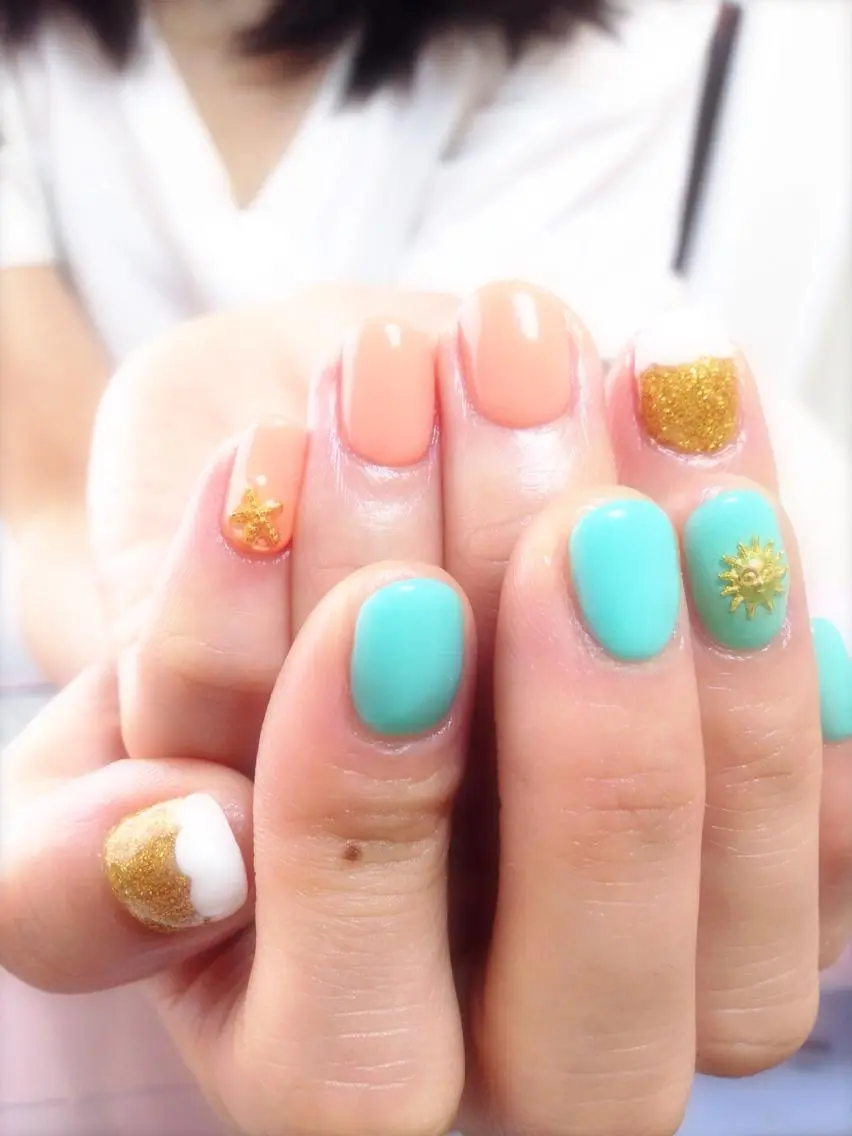 ネイル 🩵池袋heart nail🩵のネイルデザイン