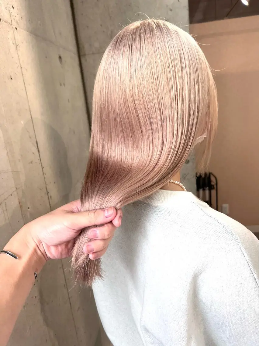 ミディアム カラー バレイヤージュ ブリーチ ケアブリーチ ハイライトカラー インナーカラー ヘアカラー lani ブリーチ /ダブルカラーのヘアスタイル