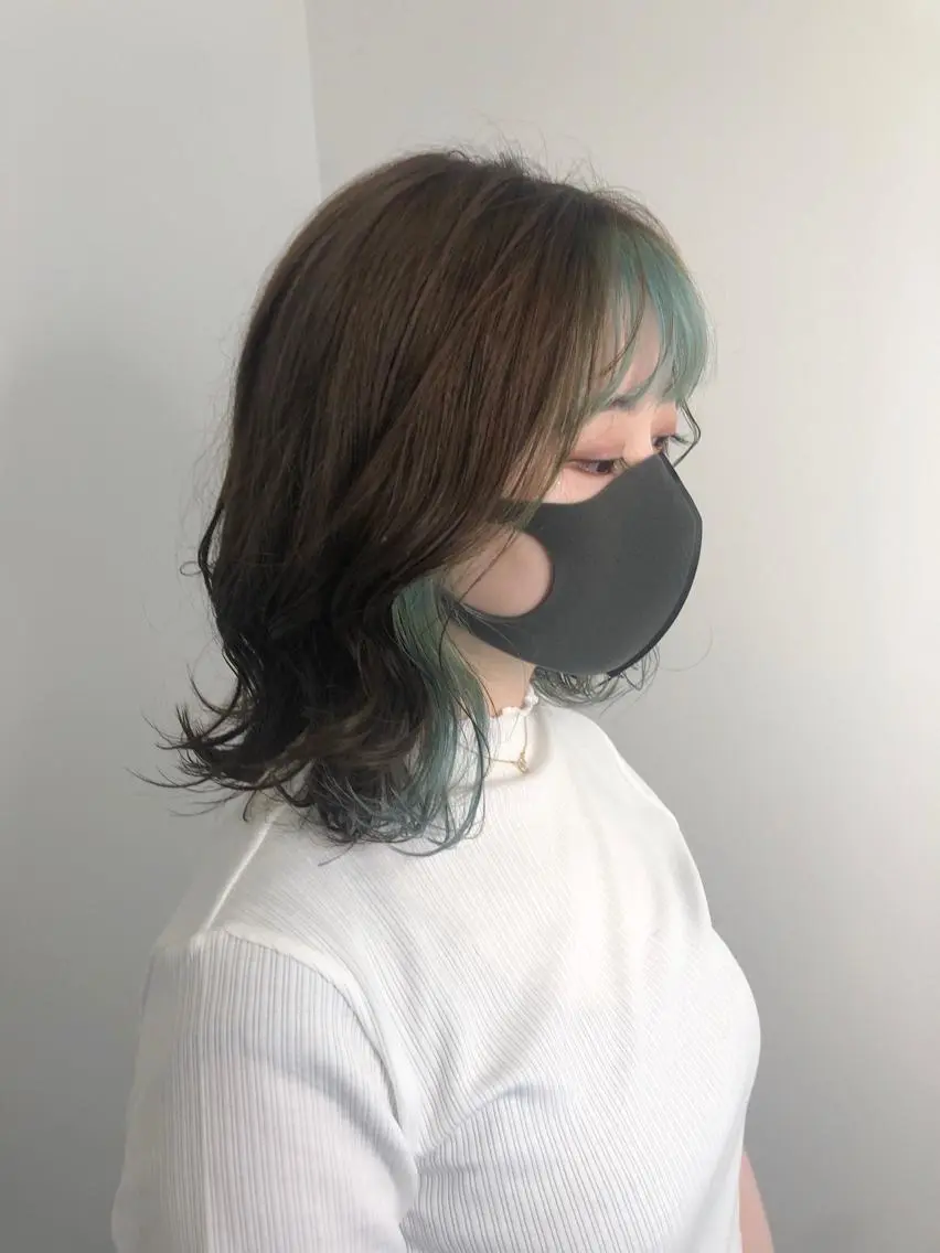 ミディアム カラー ブリーチ ☕️ベージュカラー 内藤光哉☕️のヘアスタイル