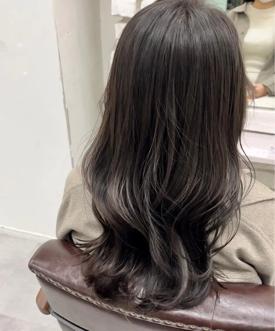 カラー グレージュ カット ヘアカラー トリートメント 天王寺韓国ヘア/ 髪質改善/小山歓実のヘアスタイル