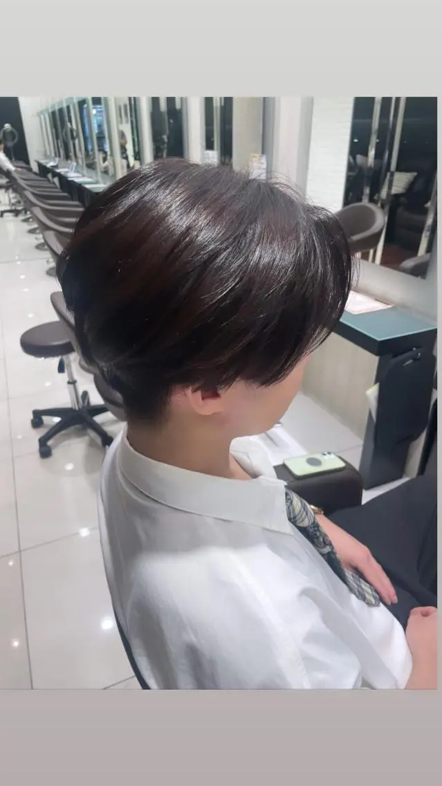 メンズ EARTH 山﨑龍馬のヘアスタイル