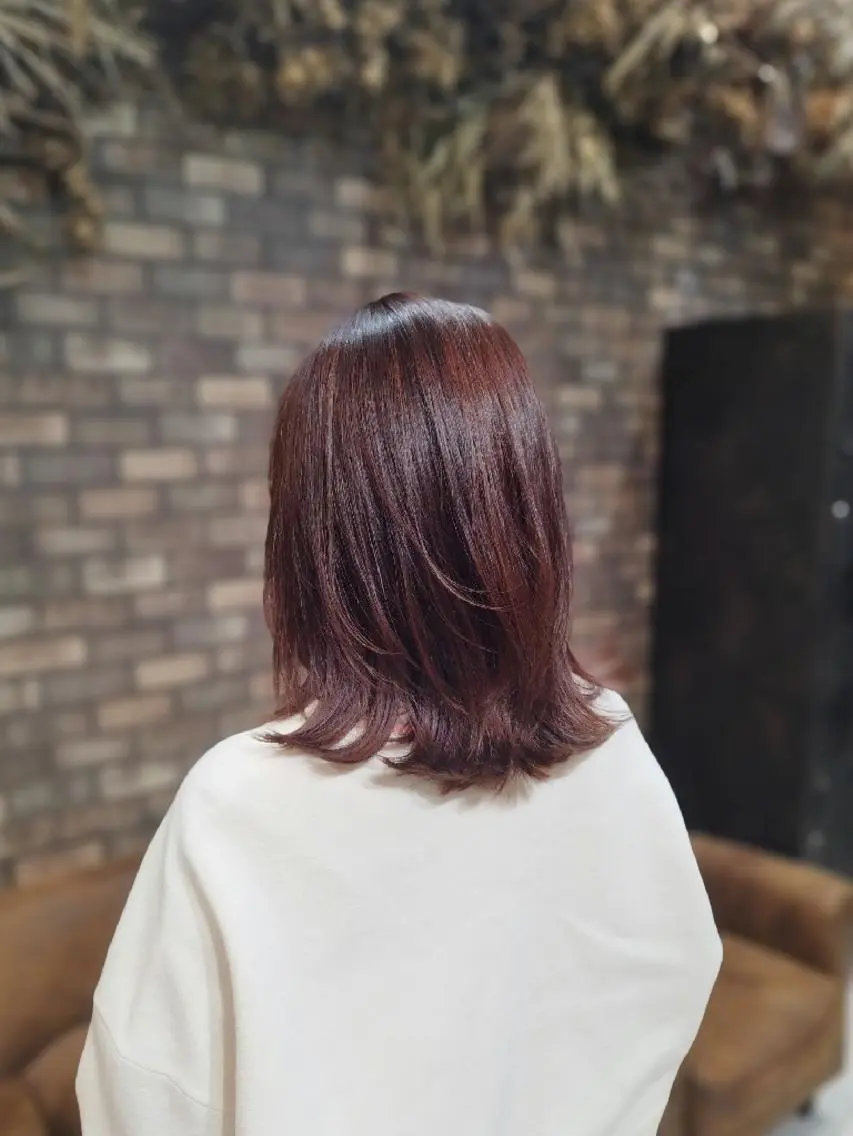 ミディアム カラー ✨艶髪✖癒し✨🍀 miyazawaのヘアスタイル