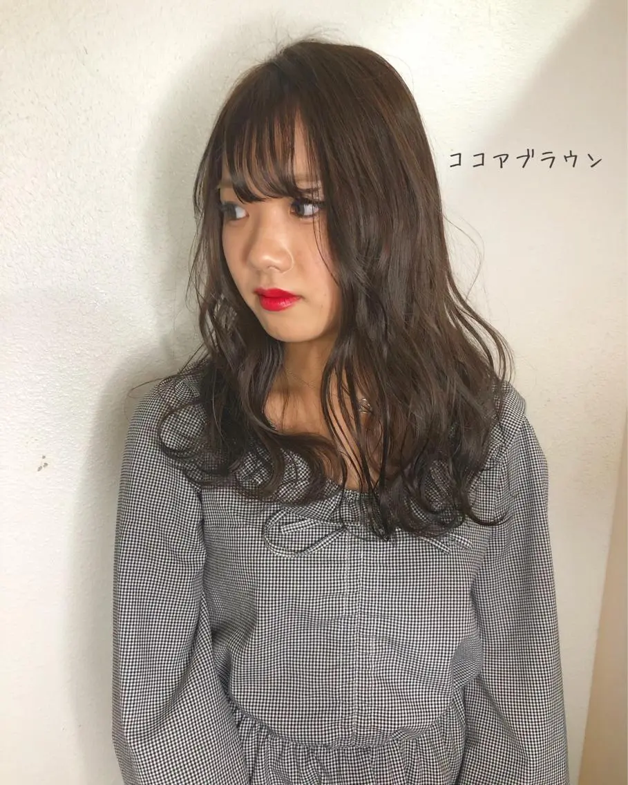 ロング カラー ブリーチ あさだ しゅうたろうのヘアスタイル