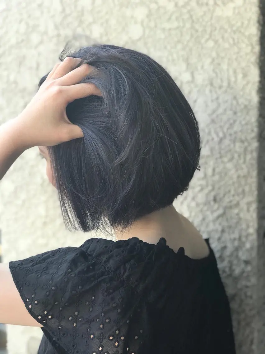ショート カラー ダブルカラー グレージュ 縮毛矯正×髪質改善 店長　DAITOのヘアスタイル