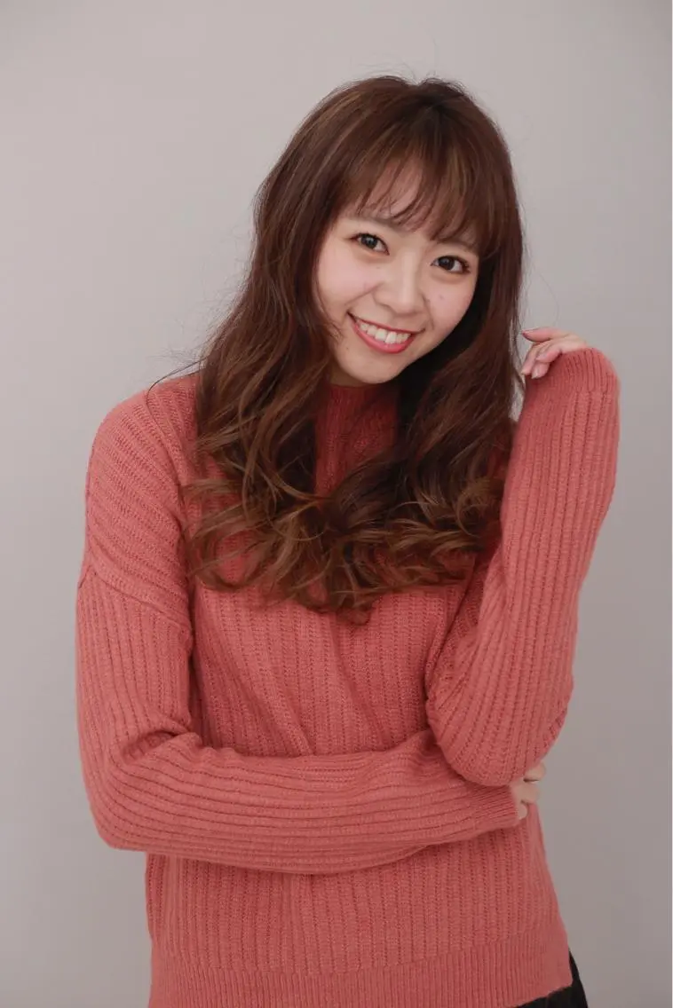 ロング カラー パーマ 佐川 友里のヘアスタイル