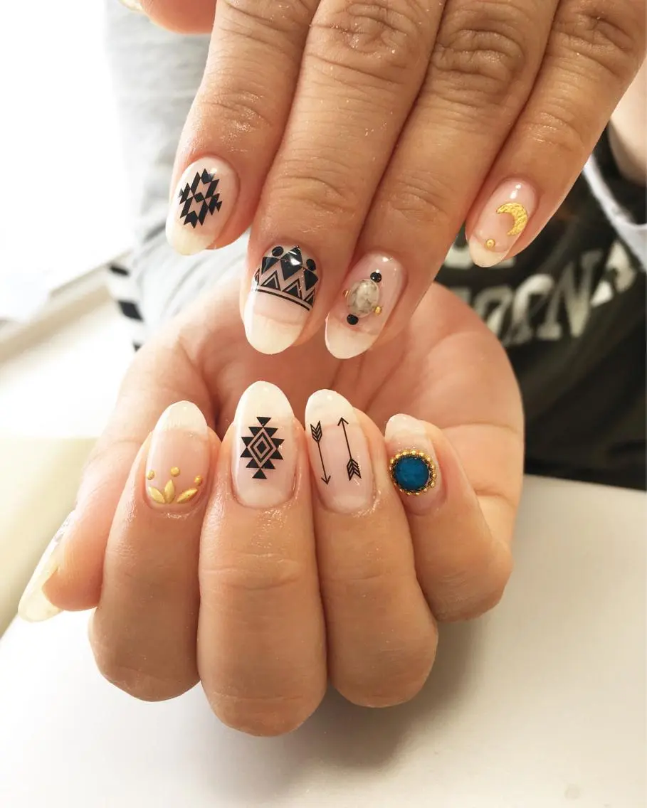 ネイル クリアネイル 青柳 亜梨奈のマツエク・マツパデザイン