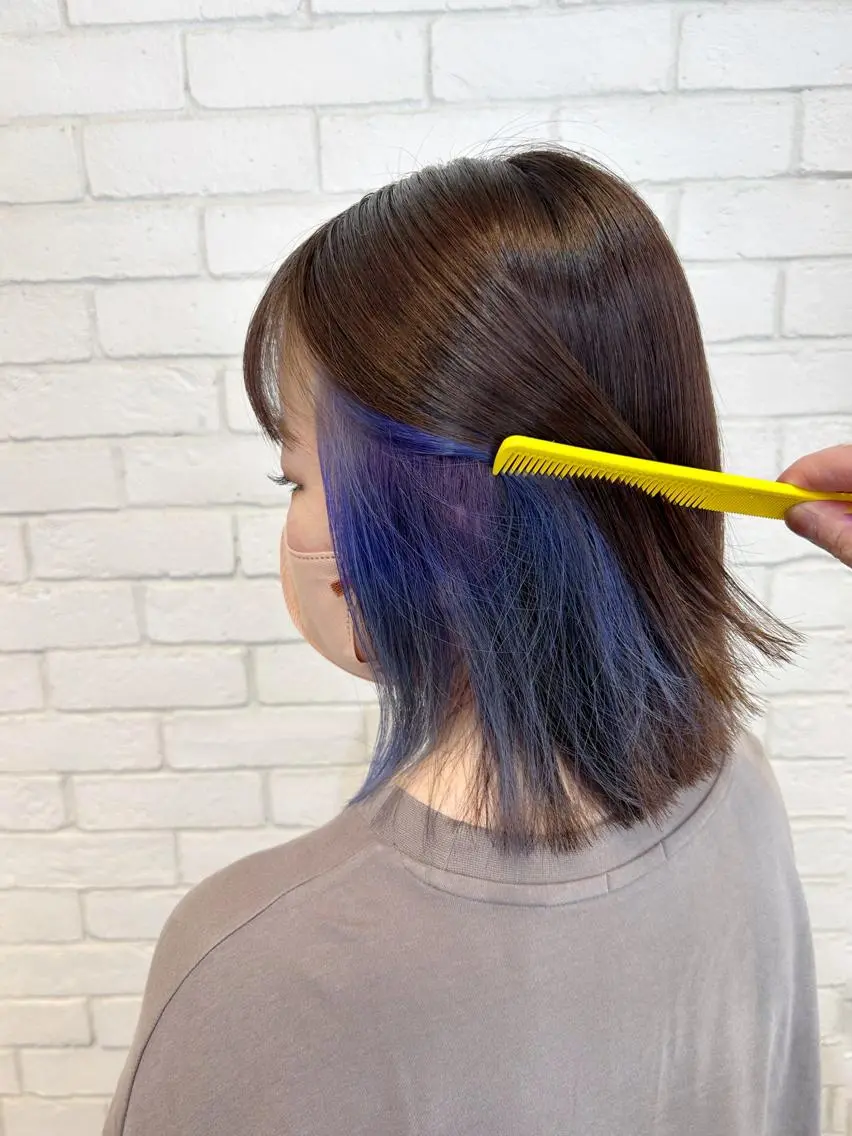 ミディアム カラーアンドケアリタ kitamuuuのヘアスタイル