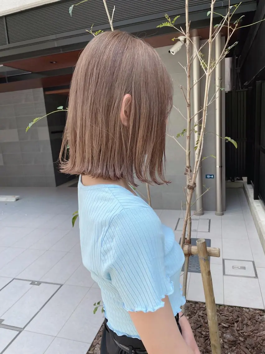 ミディアム ボブ/レイヤー 🌟梅田盛一🌟のヘアスタイル