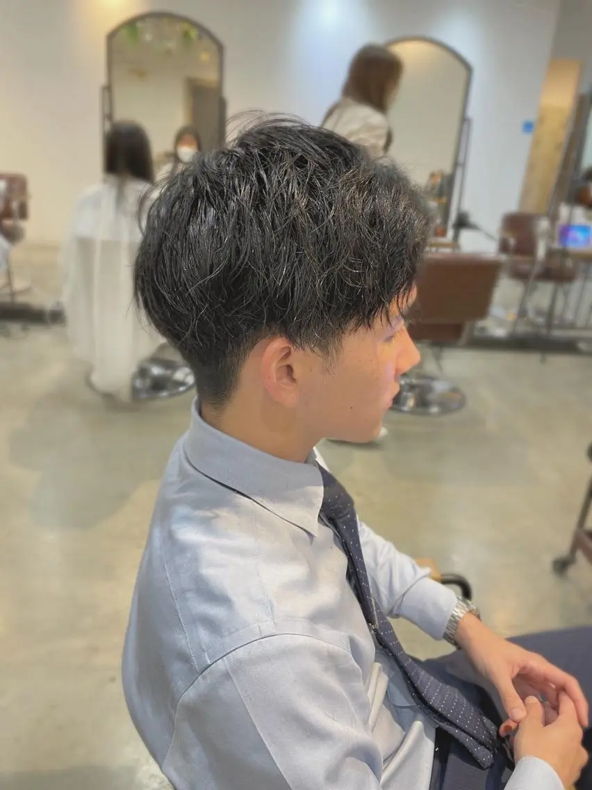 ショート メンズ 梅田/中津/茶屋町 /髪質改善/赤み消しのヘアスタイル
