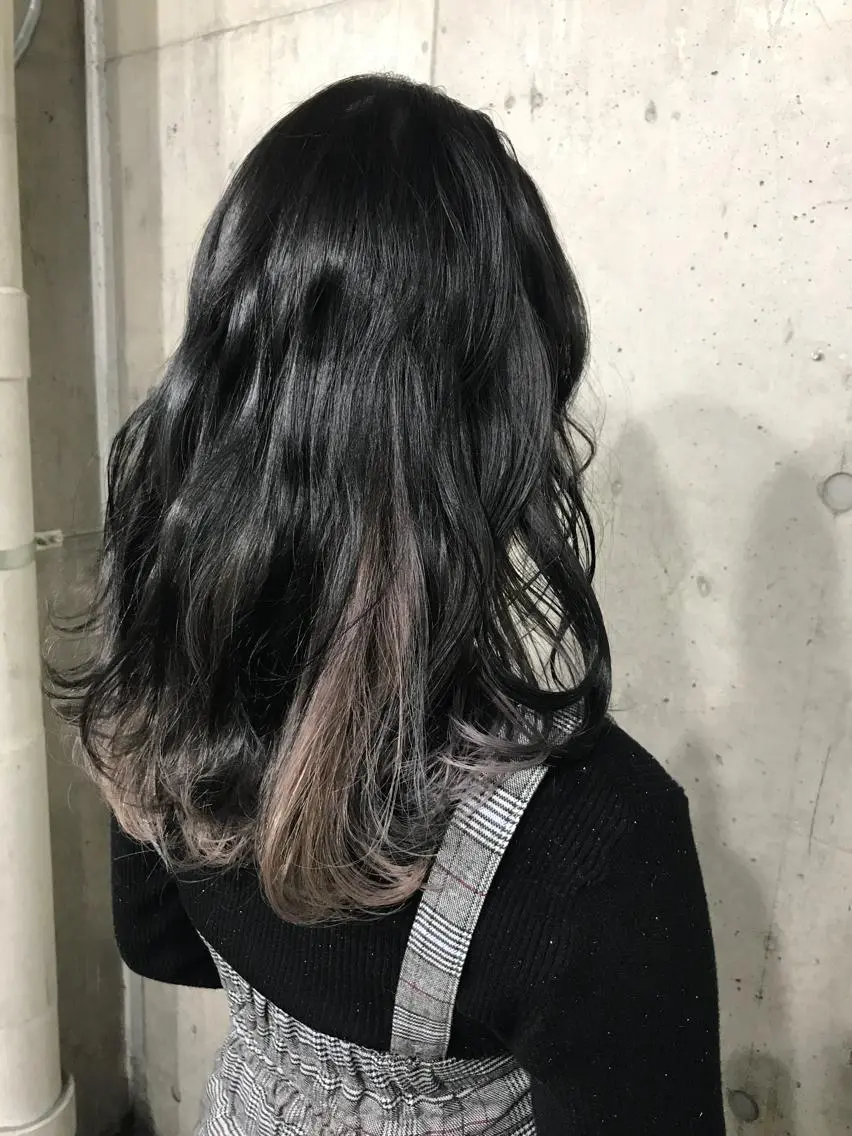 ロング カラー パーマ ヘアアレンジ メンズ キッズ ネイル マツエク・マツパ メンズインナーカラー インナーカラー サロンドミルク 渋谷高比良のヘアスタイル