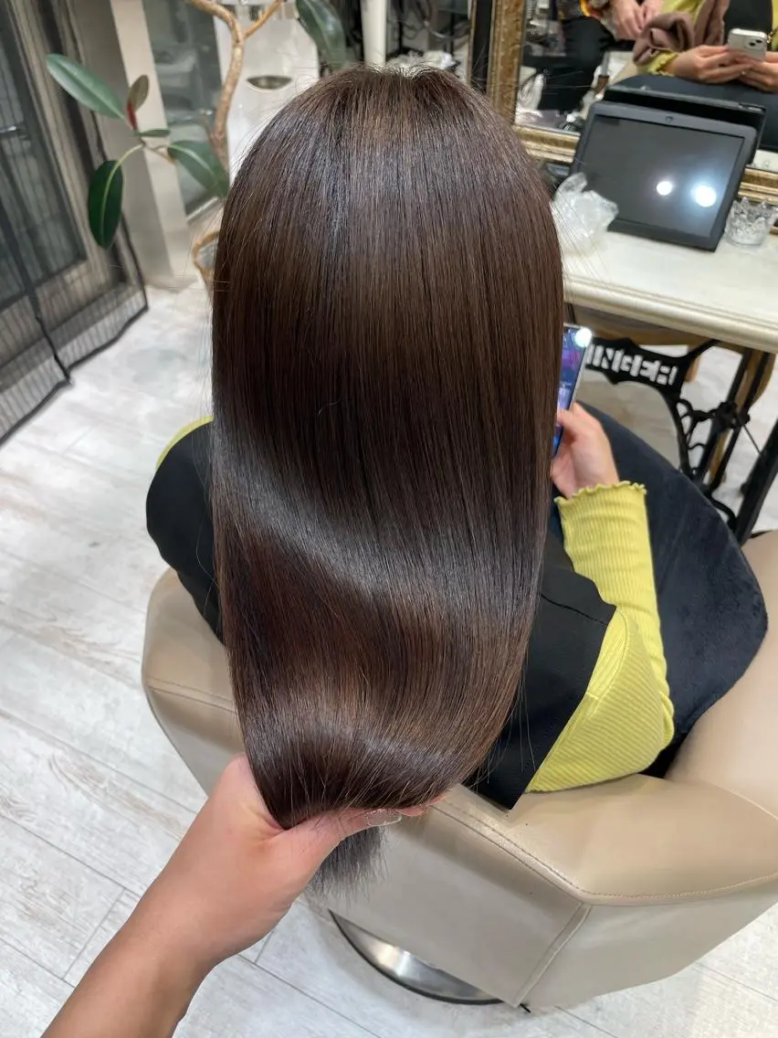 ロング 大坪 未空のヘアスタイル
