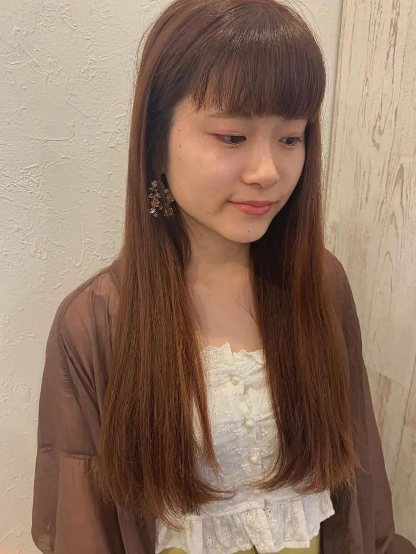 ロング カラー カット ヘアカラー トリートメント m ā l o.🌷 サカモトマイコのヘアスタイル