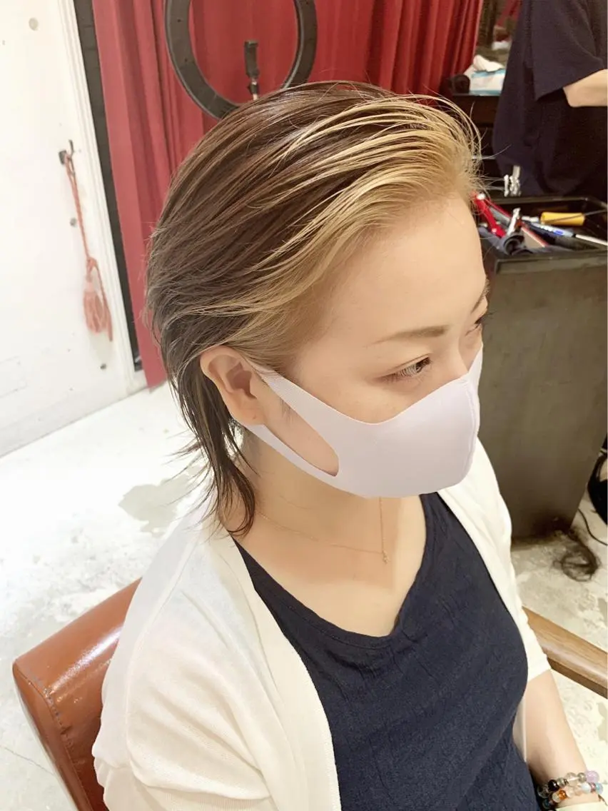 ショート カラー 大人女性ショート専門 tomodaのヘアスタイル