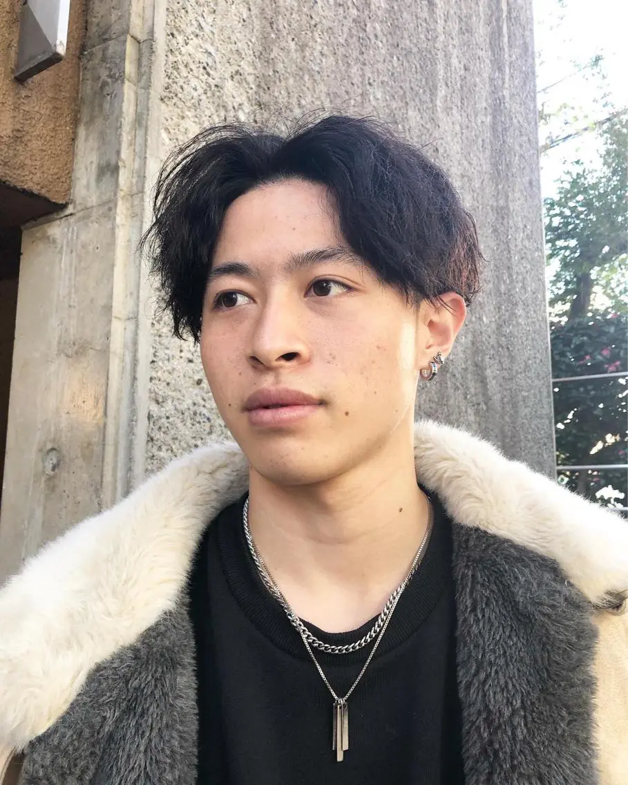 パーマ ヘアアレンジ メンズ カット パーマ トリートメント ヘアセット メンズ特化✂️栗原 侑也のヘアスタイル