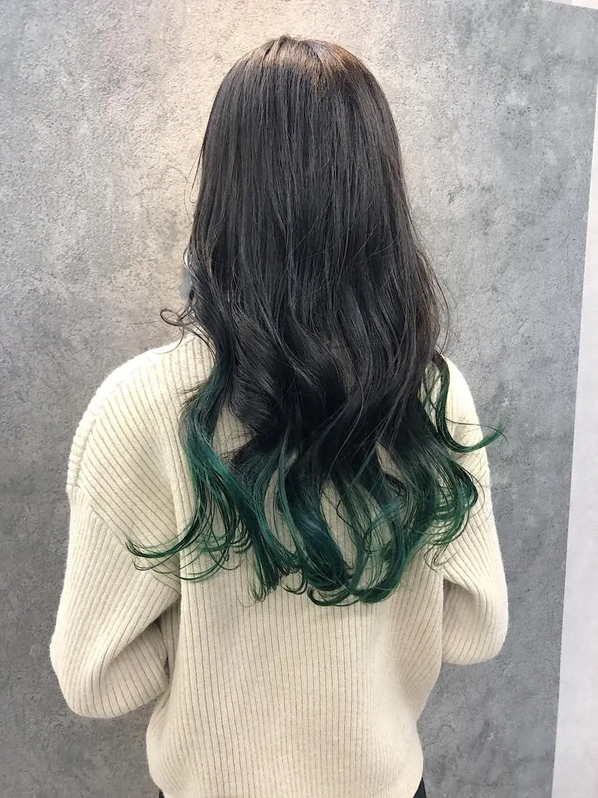 ロング 所渉/韓国レイヤー /ウルフカットのヘアスタイル