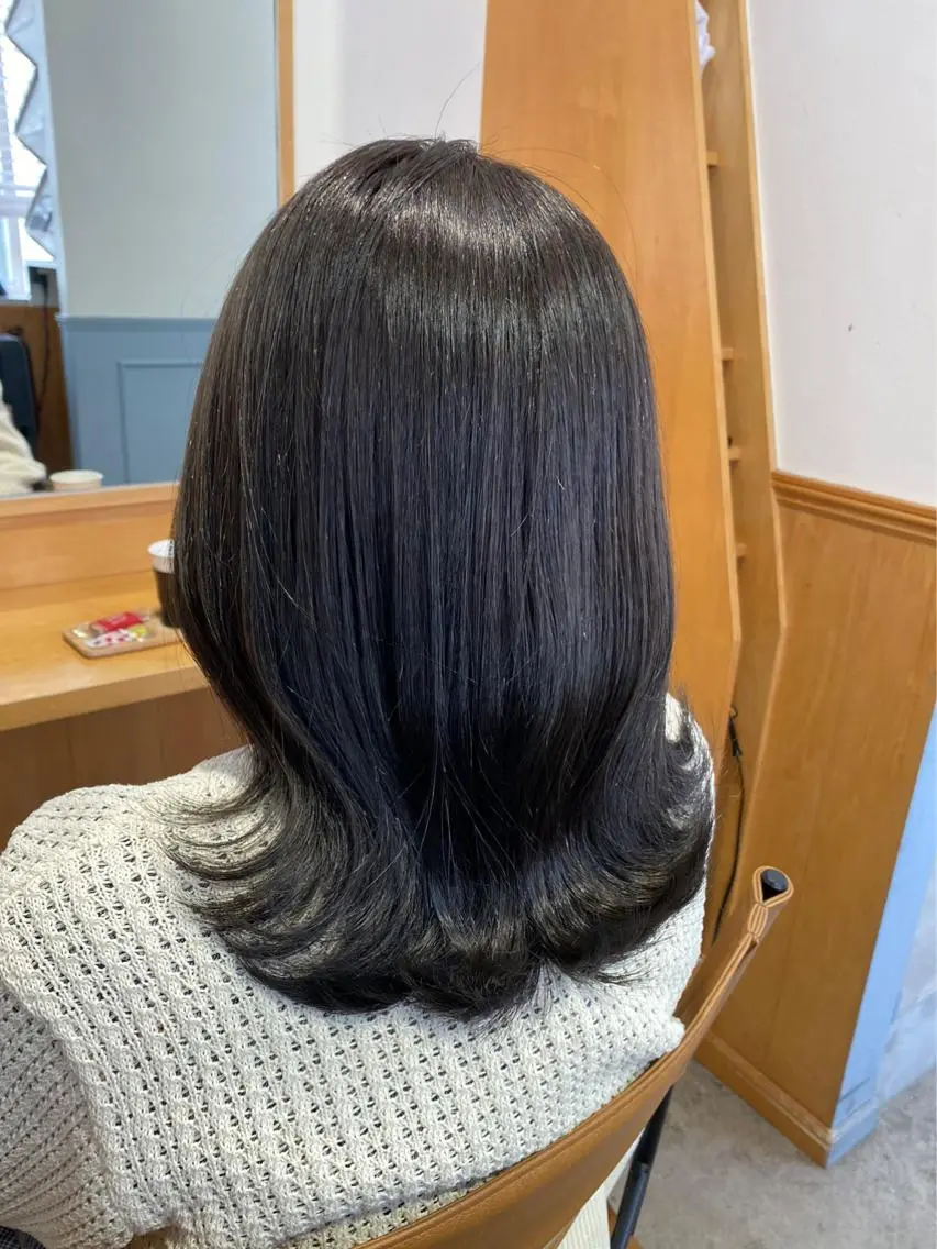 ミディアム カット ヘアカラー トリートメント 【Amphi Tokyo】宮原のヘアスタイル