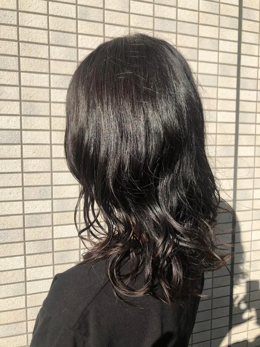 ロング パーマ 本多 美羽のネイルデザイン