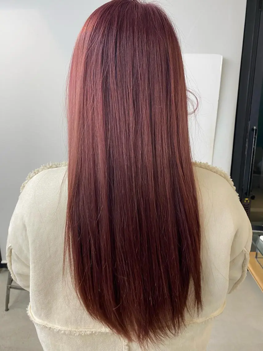 ロング カラー ✨艶髪✨ 奈須晴香のヘアスタイル