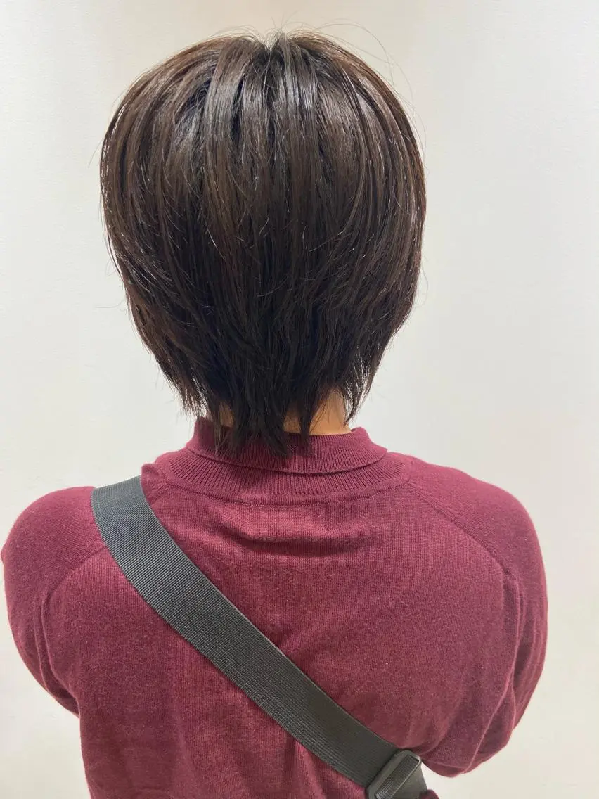 ショート カット 🐺ウルフ/レイヤー 似合わせ‎🤍沙羅のヘアスタイル