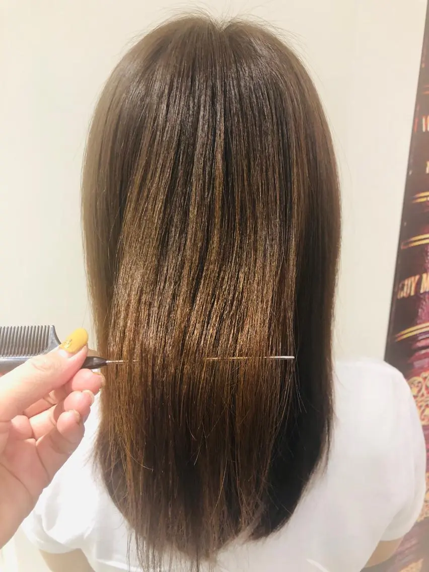ミディアム トリートメント トリートメント ヘッドスパ 岡田 夏実のヘアスタイル