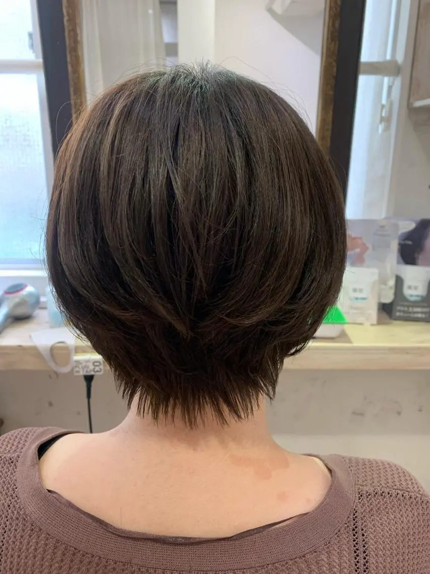 ショート カット レイヤーカット/ marie🐼のヘアスタイル