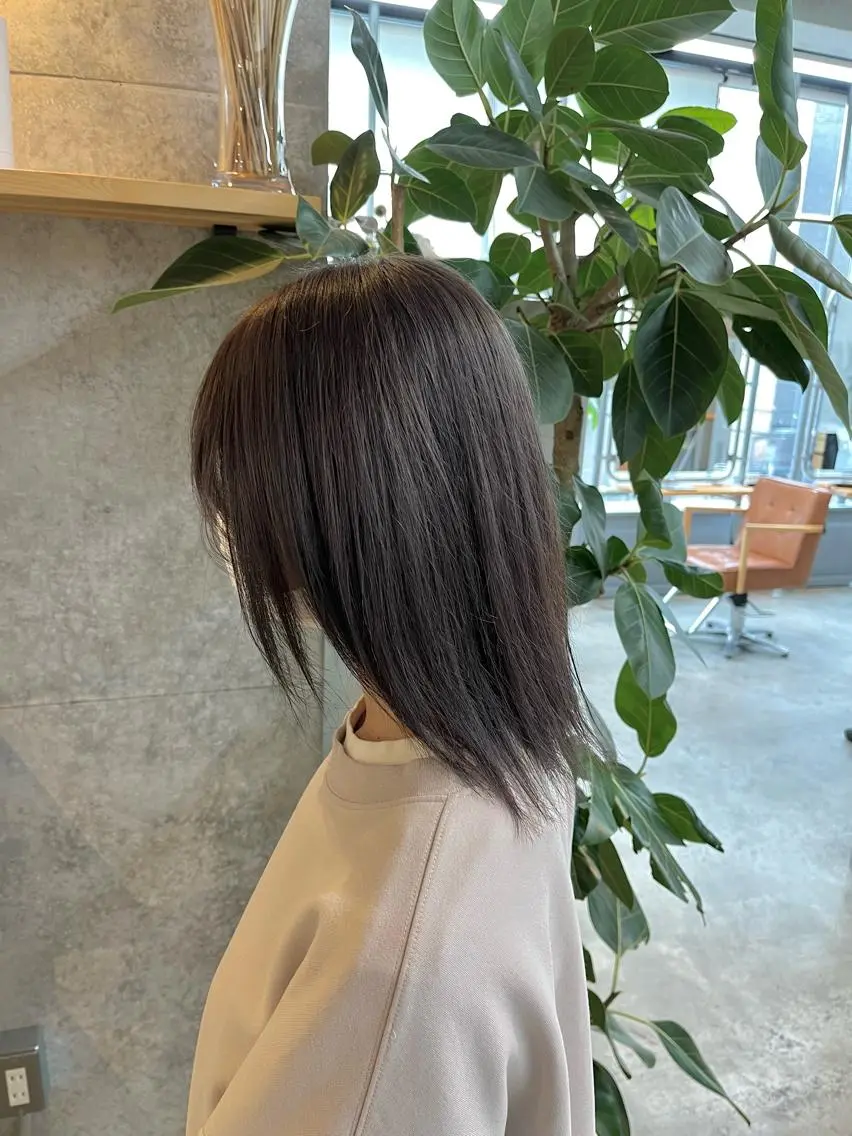 ミディアム カラー カット ヘアカラー ハイトーンカラ ー/小川のヘアスタイル