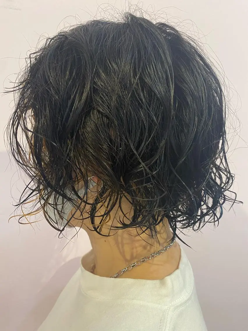 ショート パーマ ボブ ショートヘア 横川 みづきのヘアスタイル