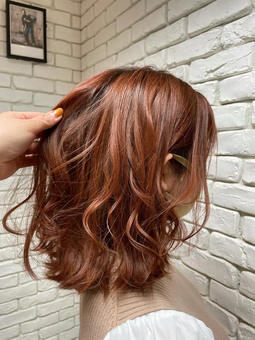 ミディアム カラー カットモデル 募集中🟡mikuのヘアスタイル