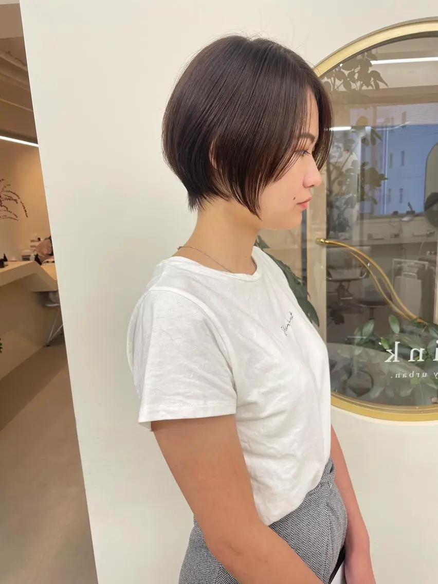 ショート 丹羽大喜 縮毛矯正/美髪矯正のヘアスタイル