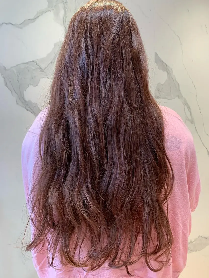 カラー ベージュカラー ピンクカラー ピンクベージュ 髪質改善🐬🫧 kaeのヘアスタイル