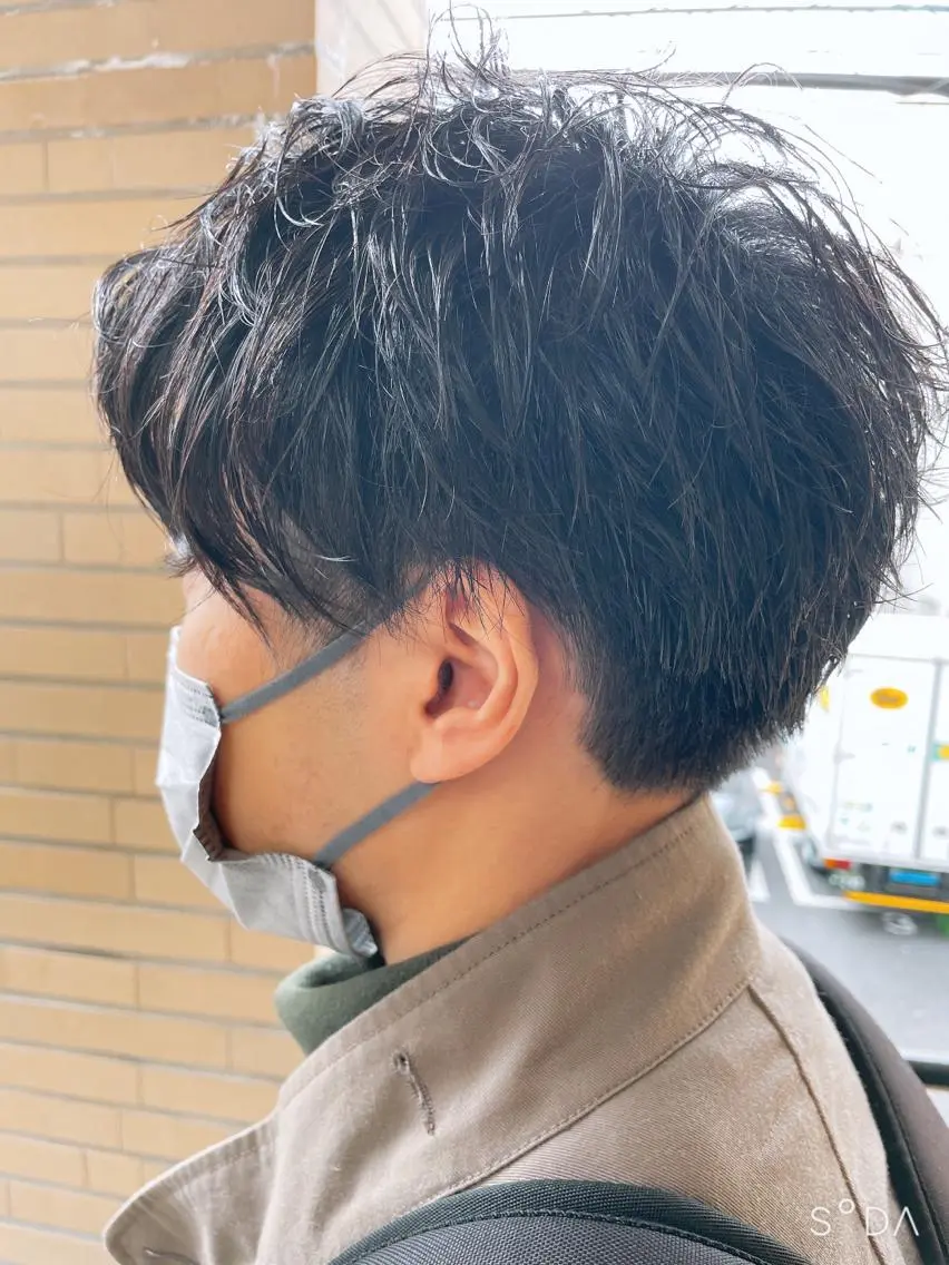 ショート ツイストパーマ カット パーマ こすげひろと カラー講師のヘアスタイル