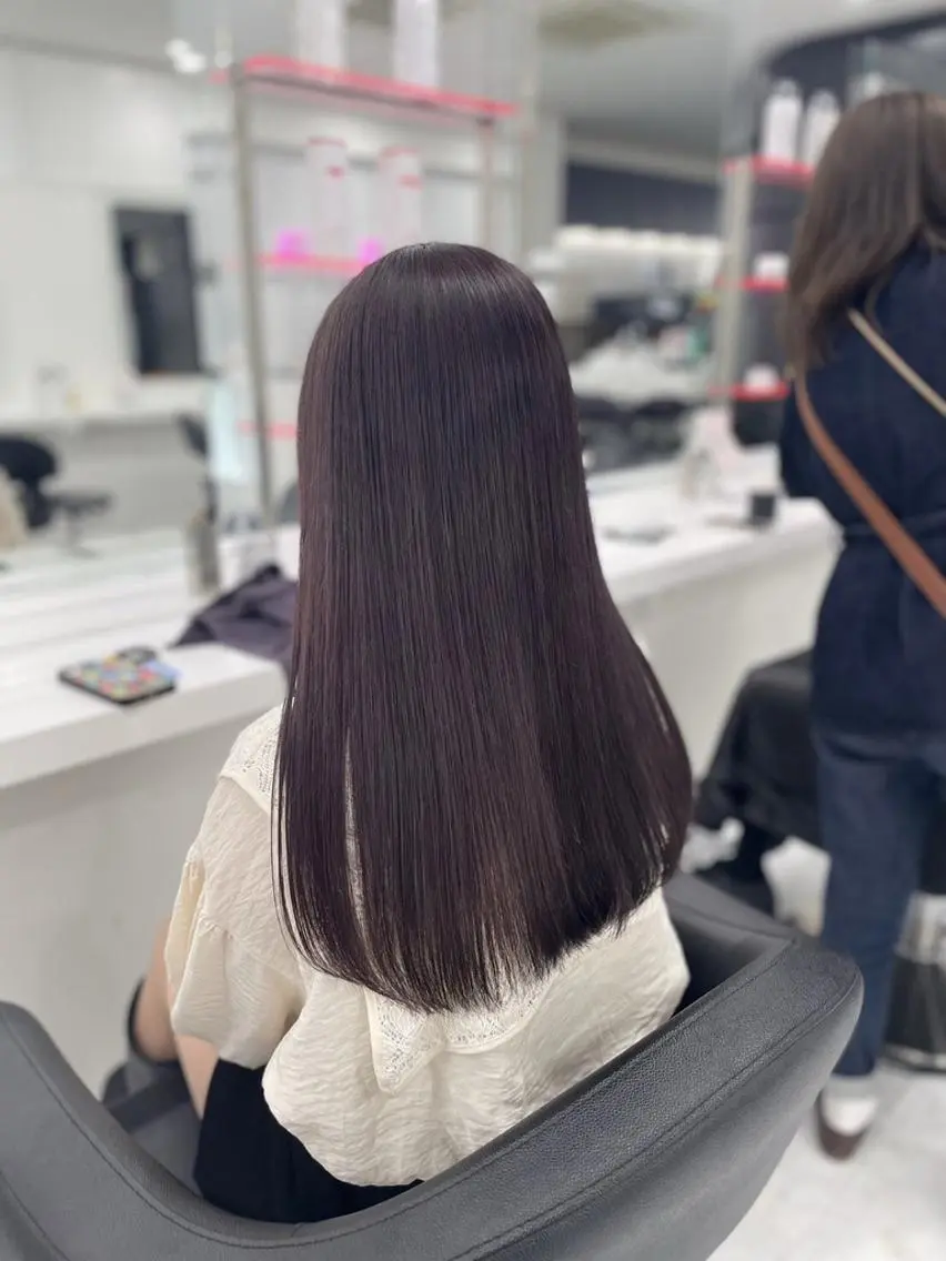 カラー 透明感🫧韓国 🫧hana🫧のヘアスタイル