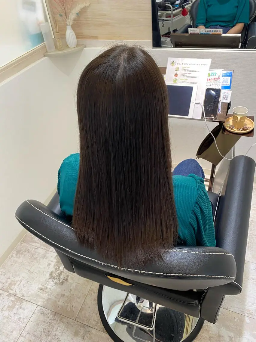 セミロング カット ヘアカラー 美髪矯正🌟 Ichiha🐨のヘアスタイル