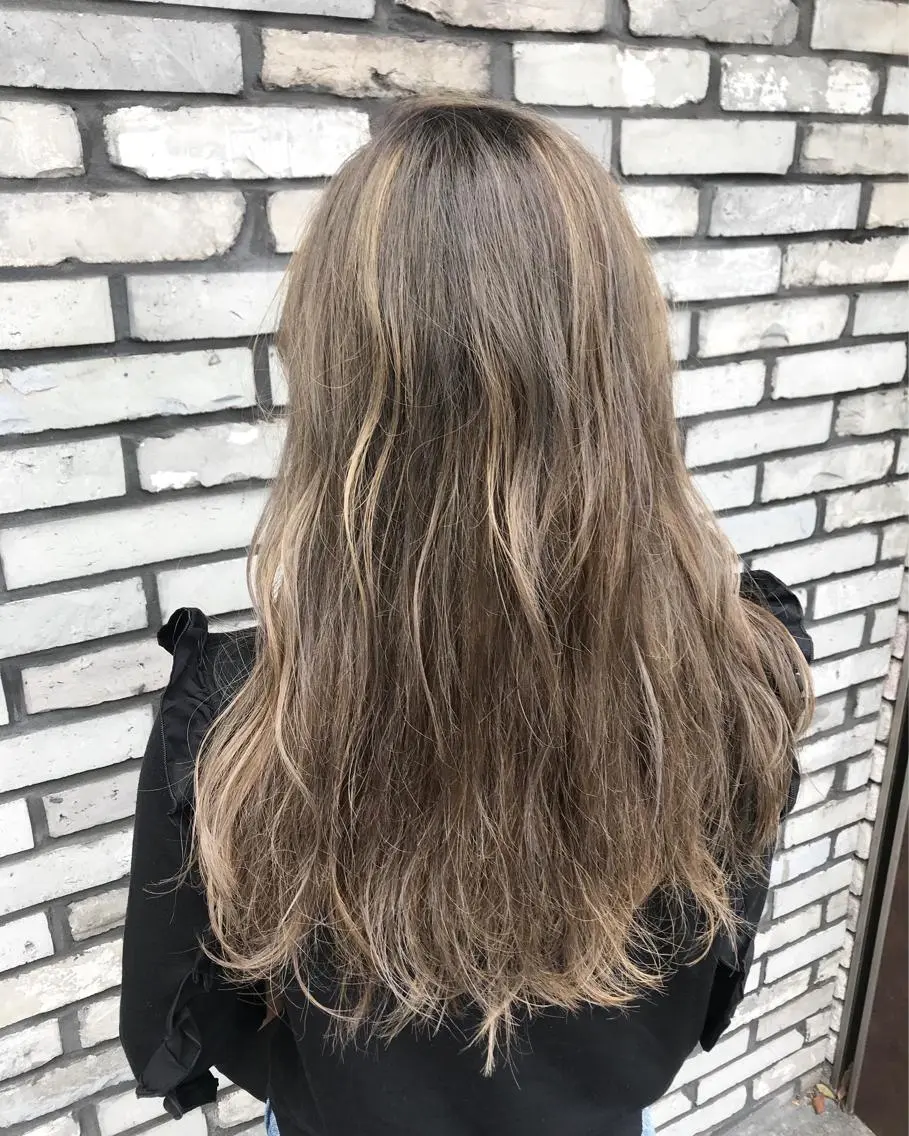 カラー 透明感カラー ダブルカラー ハイライトカラー 似合わせ/ カラー.岡田友仁のヘアスタイル