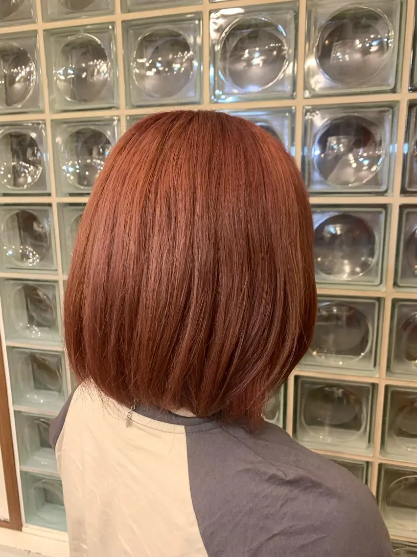ミディアム ヘアカラー 小島 颯太のヘアスタイル