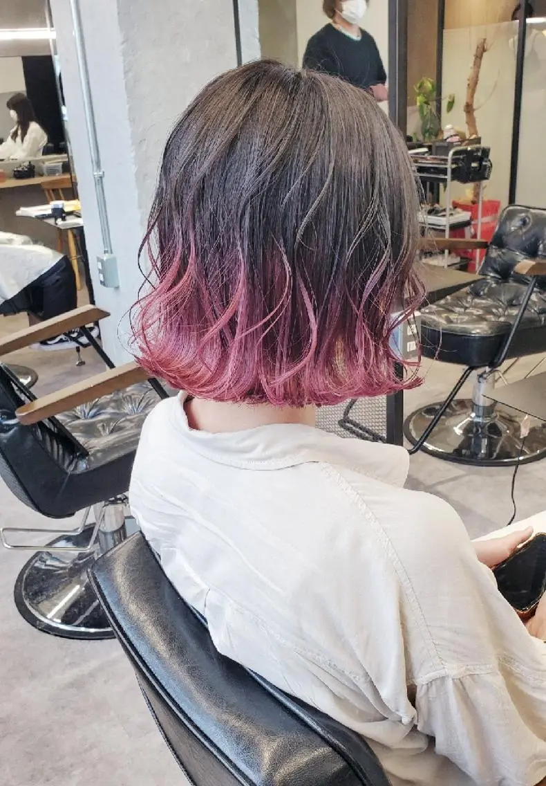 ミディアム ヘアカラー ✨本日空きあります✨ 遠田コウヘイ🌟のヘアスタイル