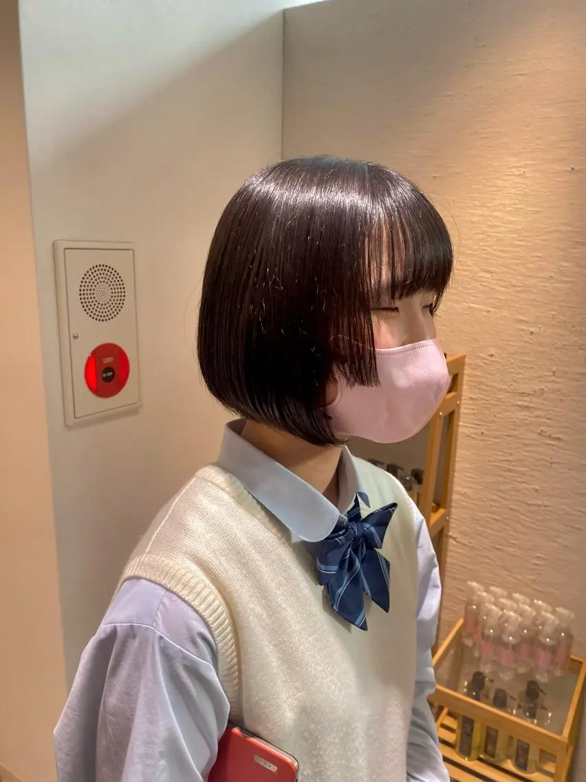 ショート ボブ 姫カット オスズ 🎀´-のヘアスタイル